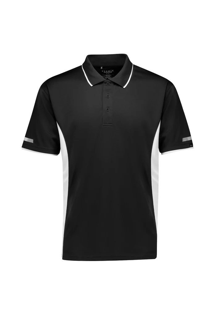 Syzmik Striker Antimicrobial Work Short Sleeve Polo - Image 3