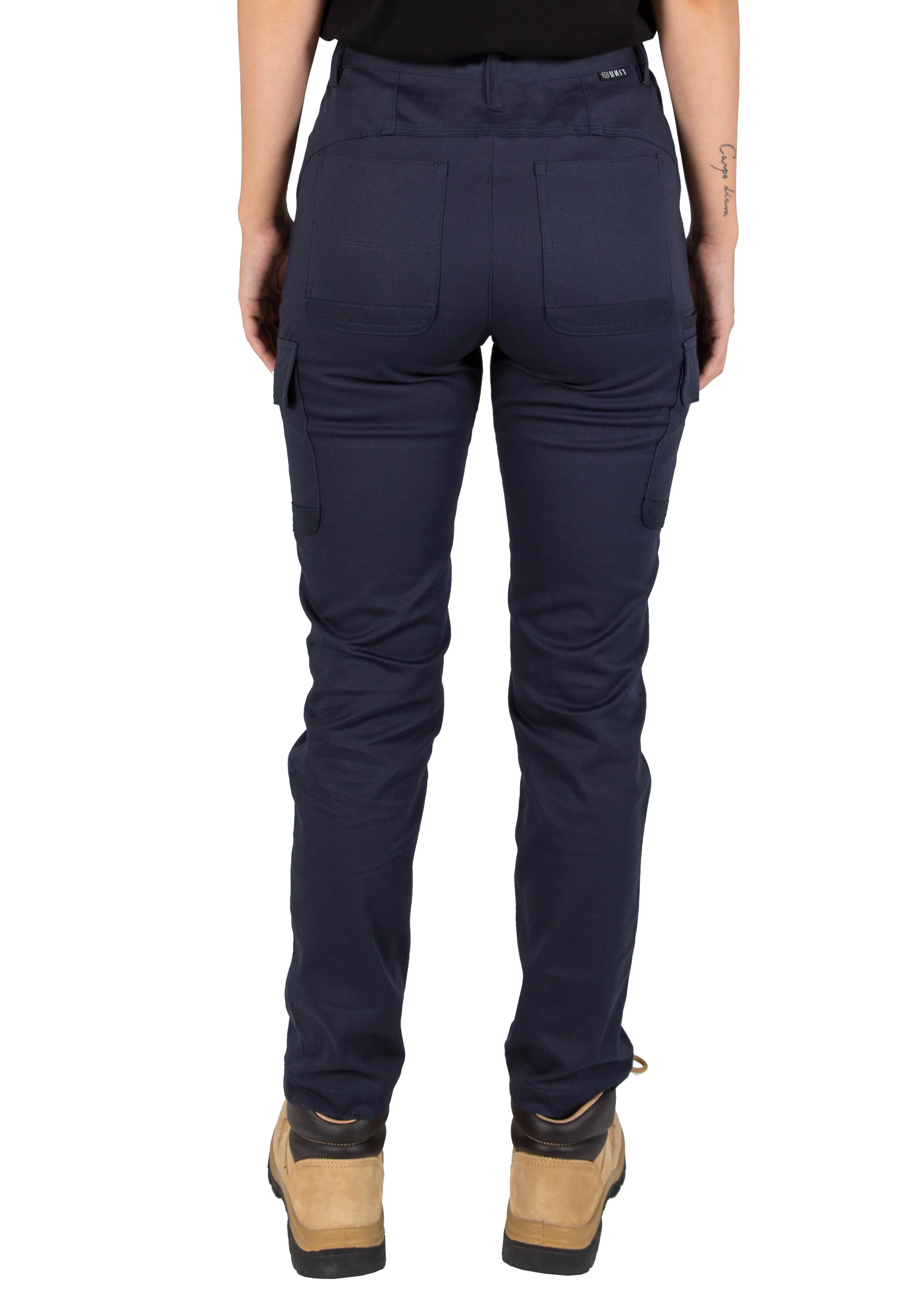 Unit Ladies Workwear Pant - Cargo - Staple - Image 6
