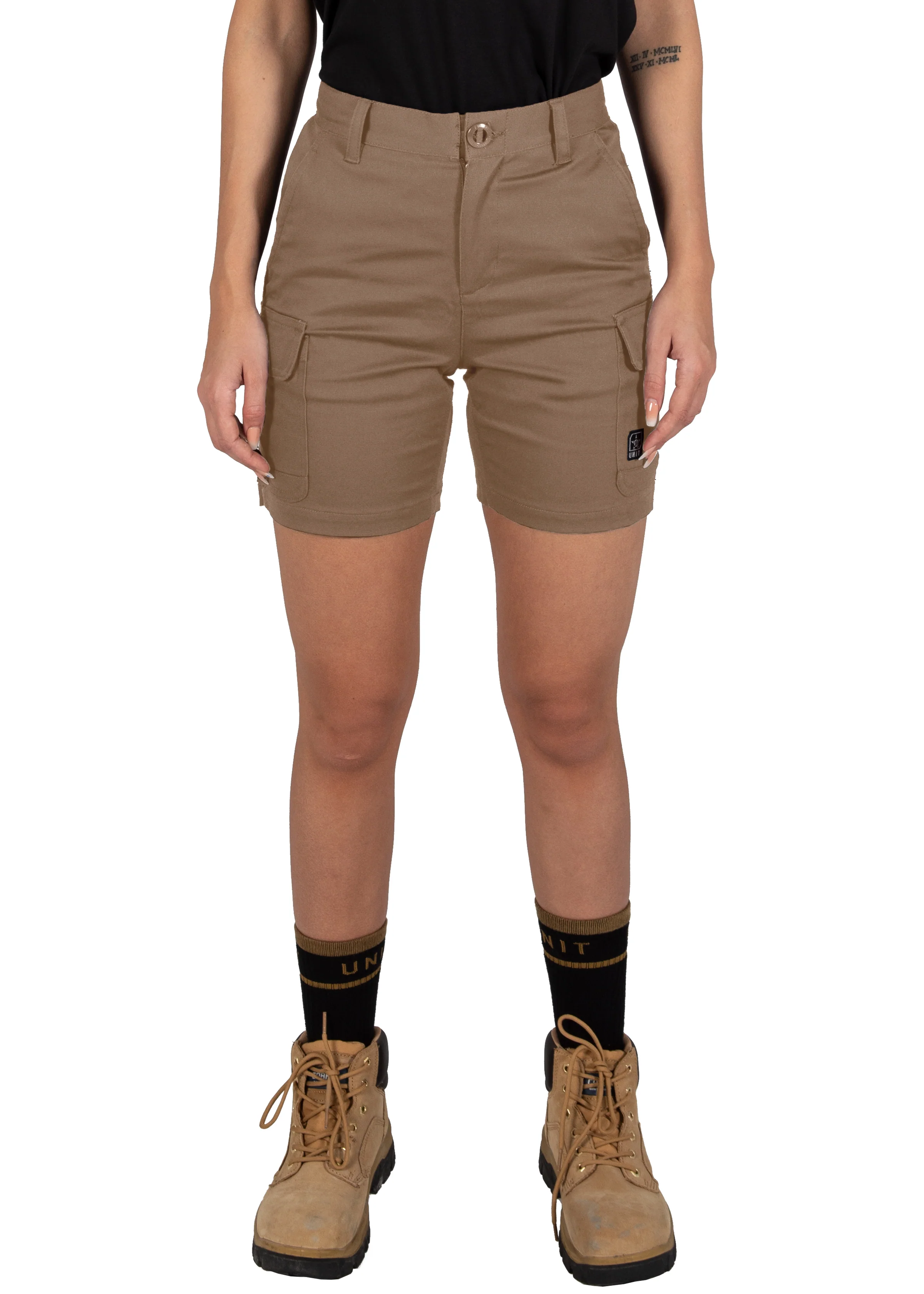 Unit Ladies Workwear Short - Cargo - Staple - Image 9