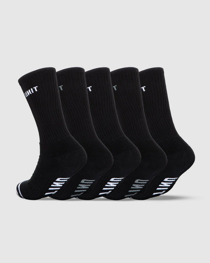 Unit Mens Socks - Bamboo Crew - 5 Pack - Image 2