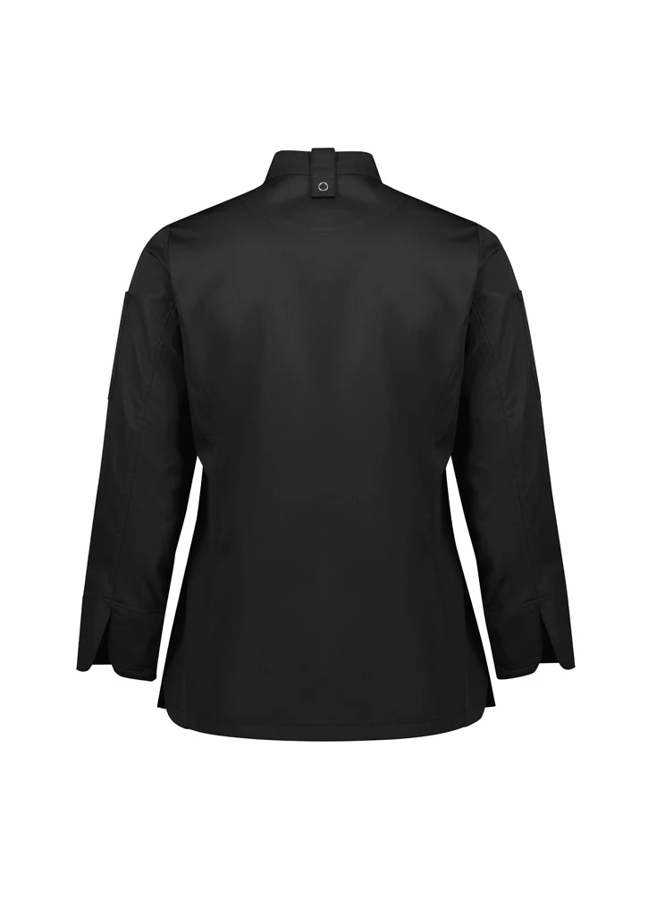 Womens Alfresco Long Sleeve Zip Chef Jacket - Image 5