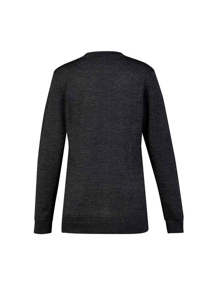 Womens Button Front Knit Cardigan - Image 5