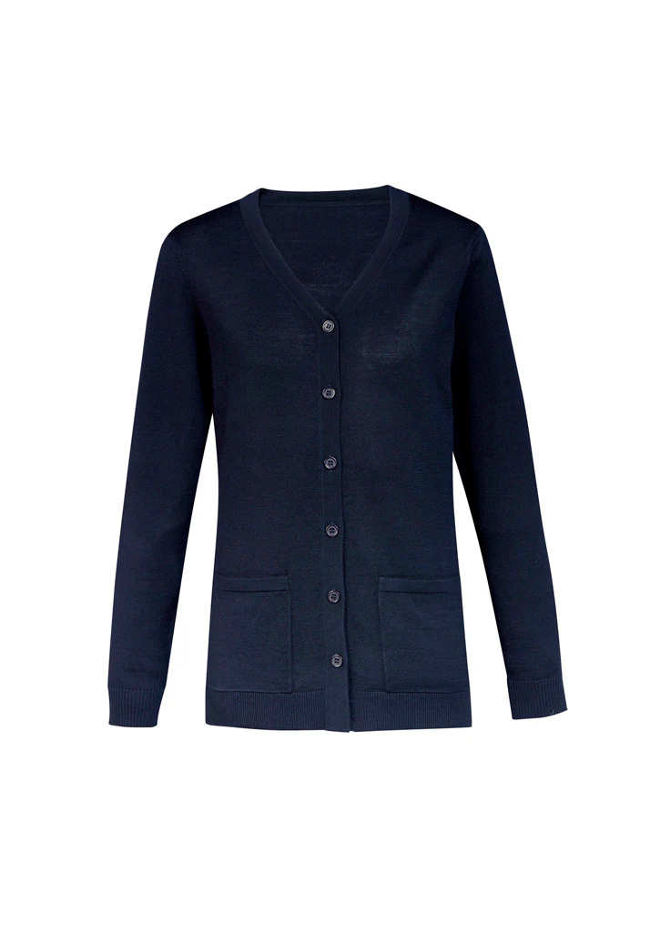 Womens Button Front Knit Cardigan - Image 6