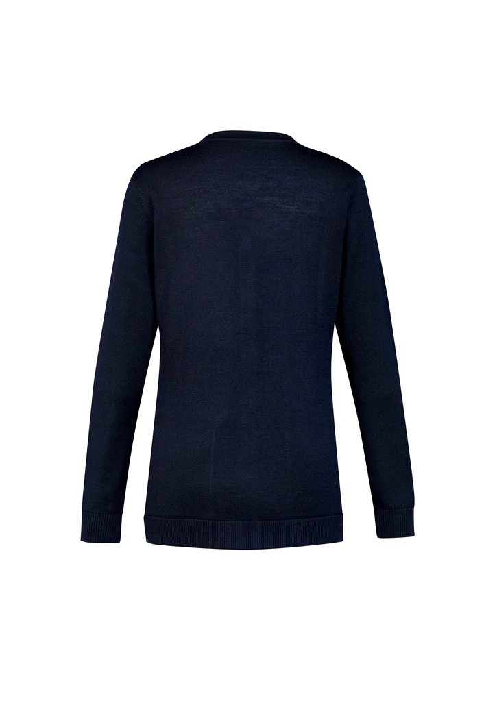 Womens Button Front Knit Cardigan - Image 7