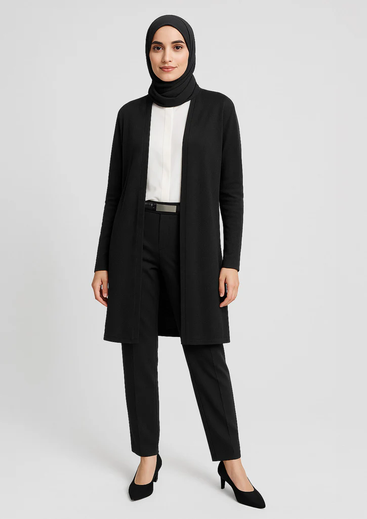 Womens Chelsea Long Line Cardigan - Image 6