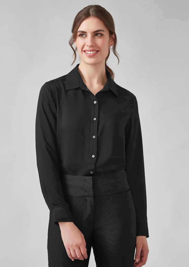 Womens Evelyn Long Sleeve Blouse - Image 2