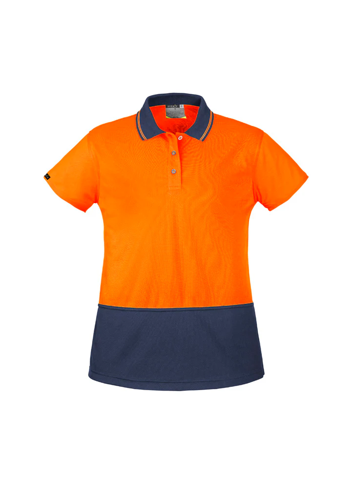 Womens Hi Vis Basic Short Sleeve Polo - Image 3