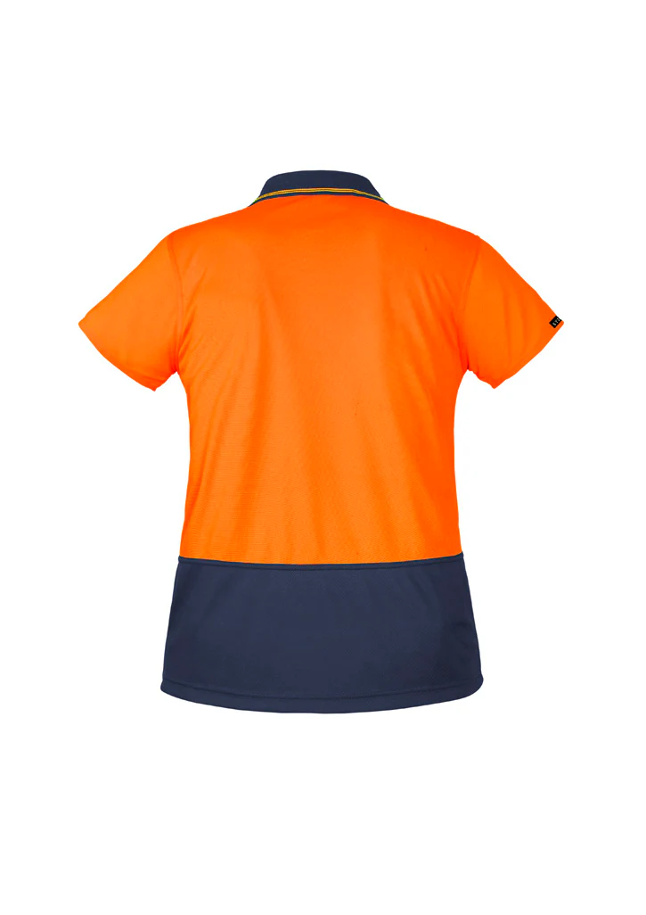 Womens Hi Vis Basic Short Sleeve Polo - Image 4