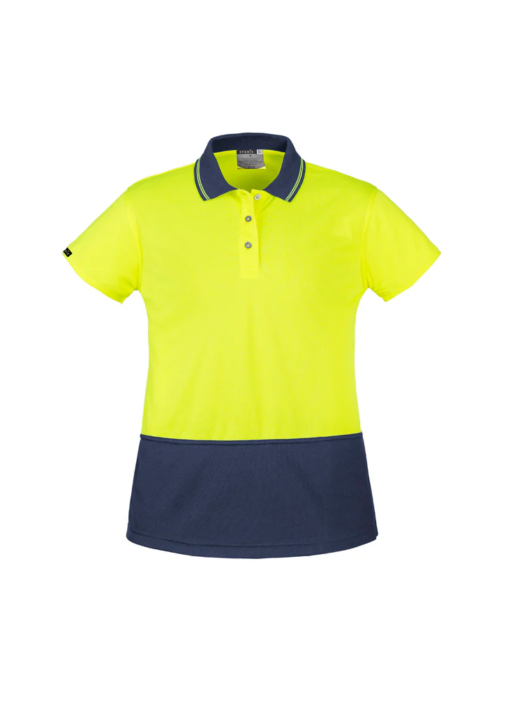 Womens Hi Vis Basic Short Sleeve Polo - Image 5