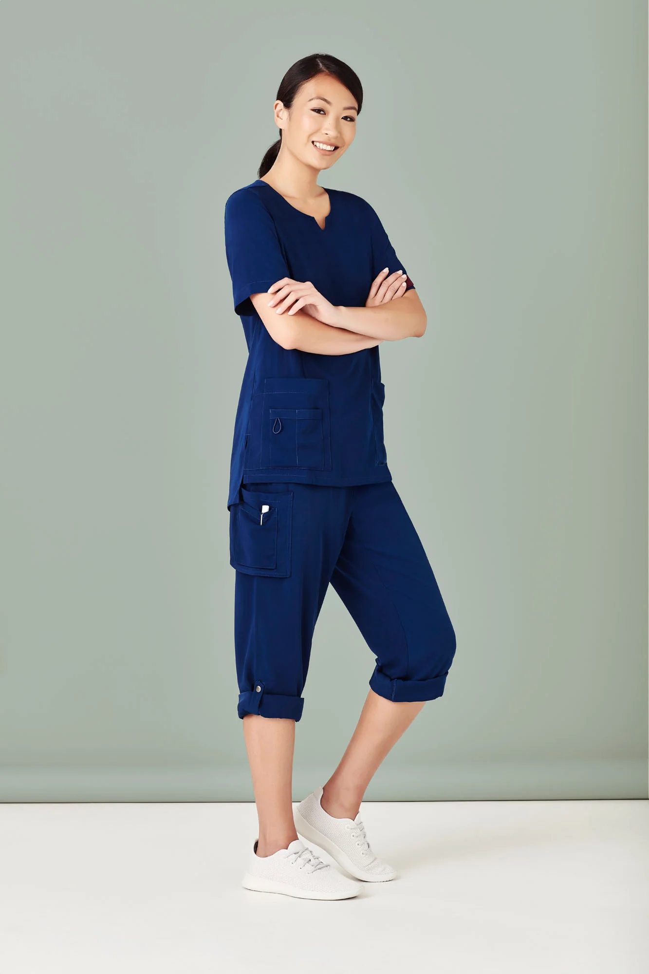 Womens Multi-Pocket Straight Leg Pant - Image 6