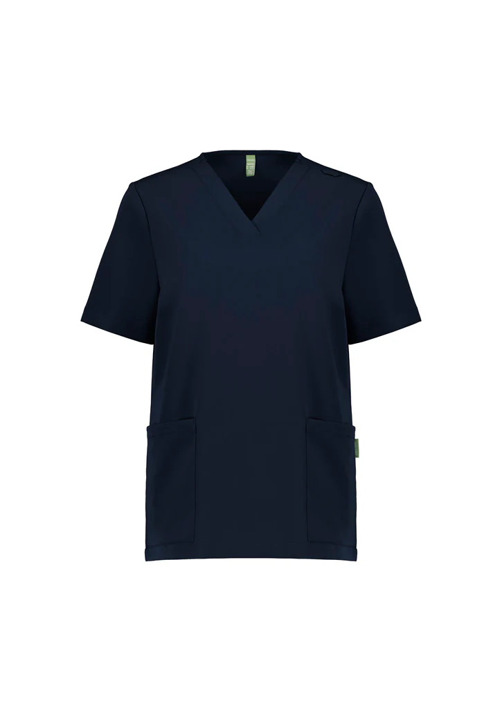 Womens Pulse V-Neck Scrub Top - Image 2