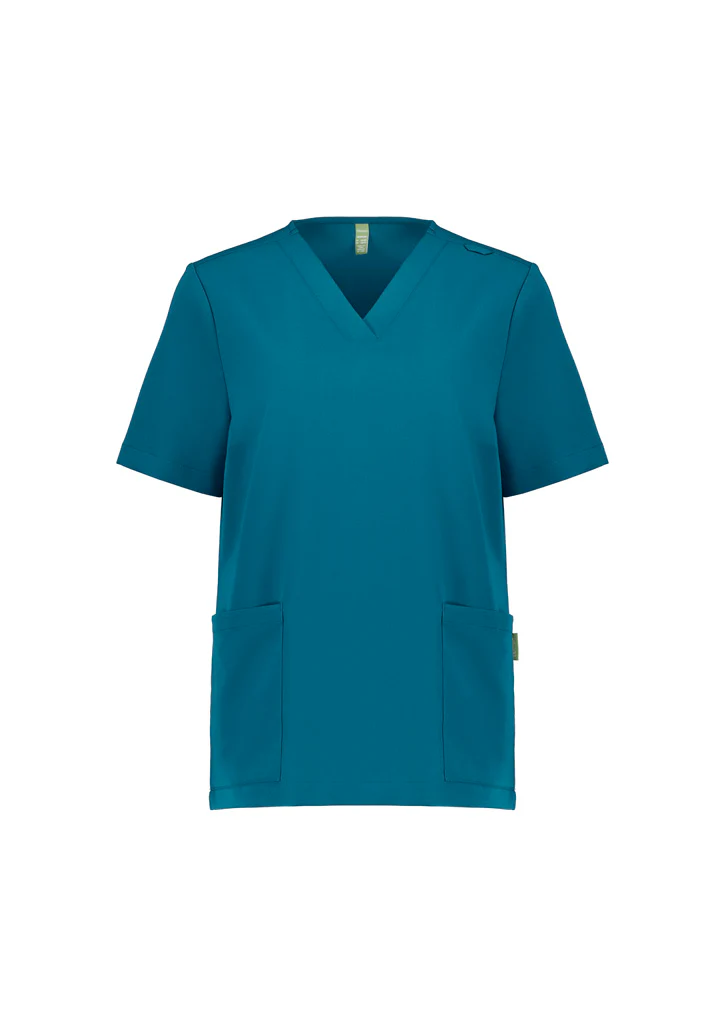 Womens Pulse V-Neck Scrub Top - Image 3