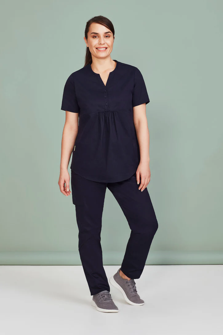 Womens Rose Tunic Scrub Top - Image 10