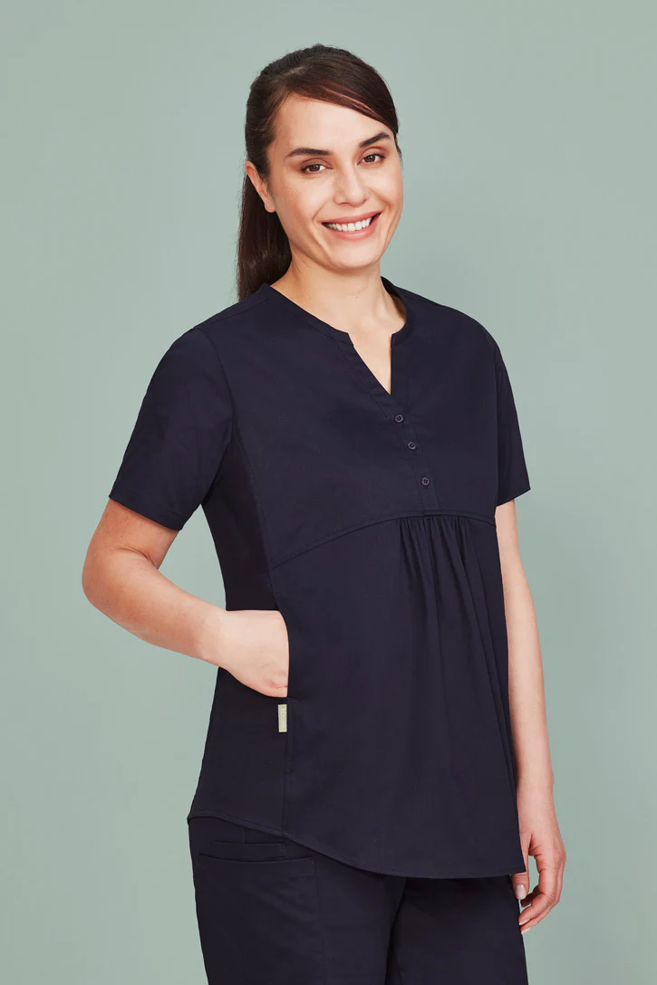Womens Rose Tunic Scrub Top - Image 7