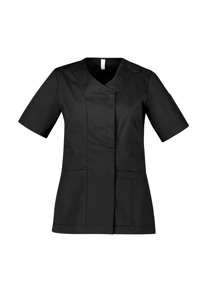 Womens Zip Front Parks Scrub Top