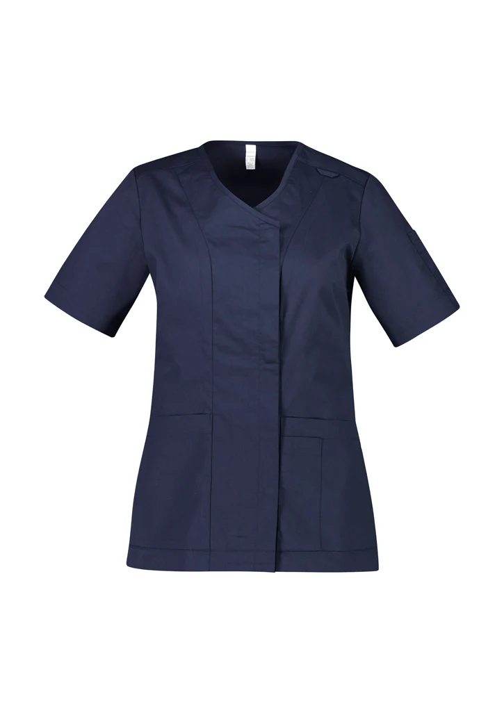 Womens Zip Front Parks Scrub Top - Image 6