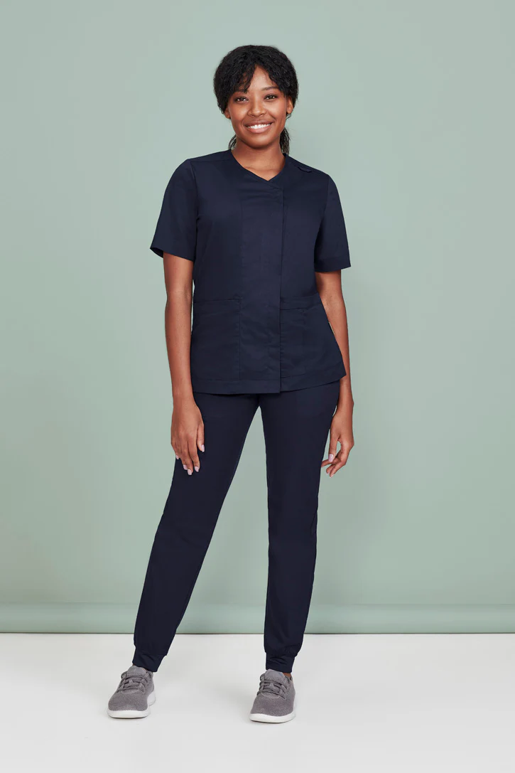 Womens Zip Front Parks Scrub Top - Image 9