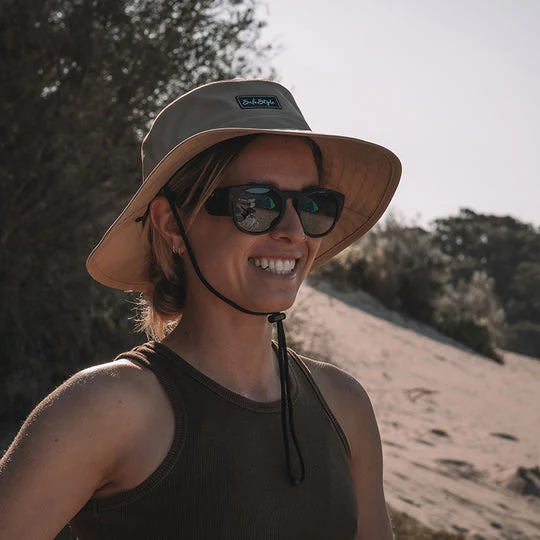 Worksite To Weekend Tan Flap S/M Bucket Hat - Image 4